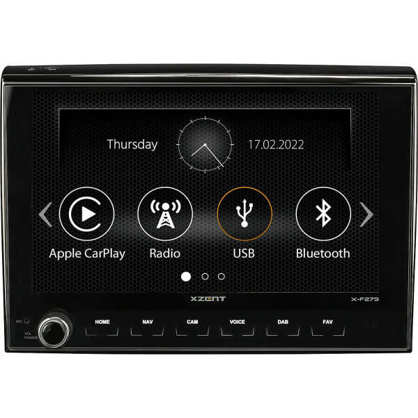 XZENT Infotainer X-275 für FIAT DUCATO mit Apple CarPlay