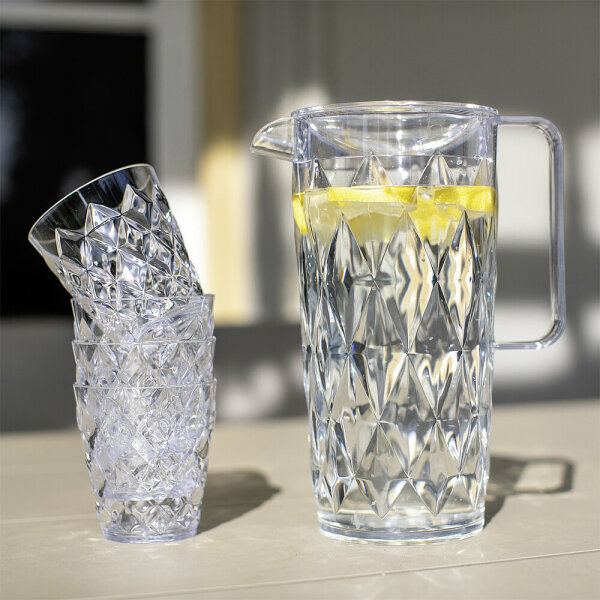 6 l + 4 Becher 250 ml Farbe crystal clear